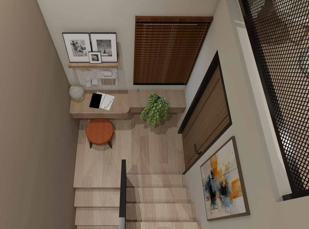 Elvara — Upper Floor ruang kerja & mezzanine