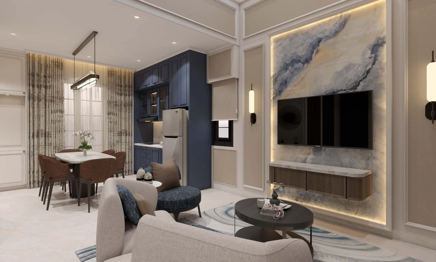 Morrington — Lavish Living Room & Kitchen Type 138