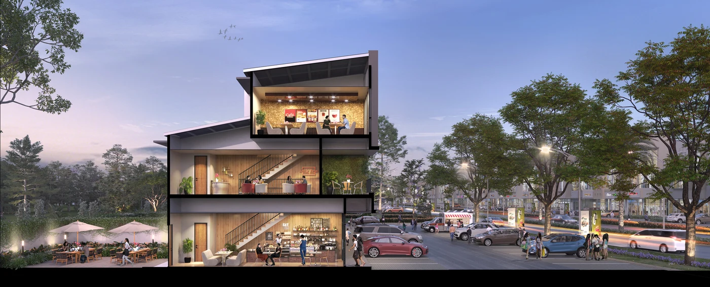 T17 Shophouses — Potongan Interior 3 Lantai (Ideas & Inspiration | Show Unit)